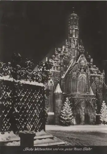 Nürnberg - Weihnachtskarte - ca. 1960