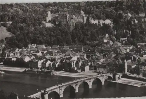 Heidelberg - Blick vom Philosophenweg - ca. 1960