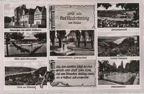 Bad Breisig-Niederbreisig - u.a. Blick nach Hönningen - 1957