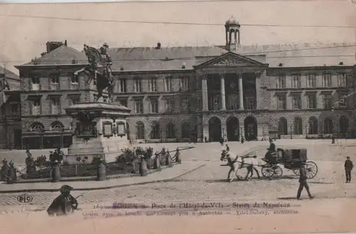 Frankreich - Frankreich - Rouen - Place de la Hotelde Ville - ca. 1935