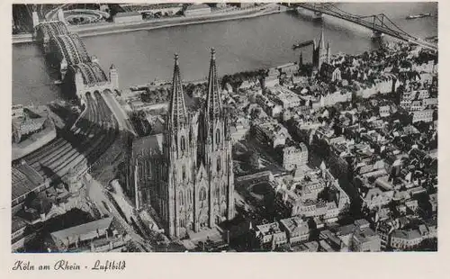 Köln - Luftbild - ca. 1960