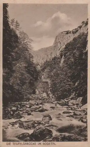 Bodetal - Teufelsbrücke - ca. 1935