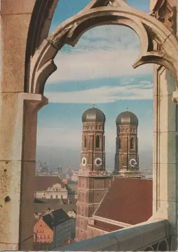 München - Blick vom Rathaus auf Dom - ca. 1975