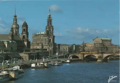 Dresden - Partie an der Elbe