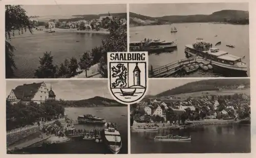 Bad Homburg, Kastell Saalburg - mit Bleiloch-Saaletalsperre - 1956