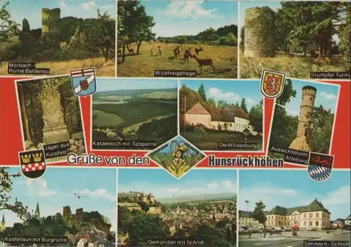 Hunsrück - u.a. Wildenburg - 1971