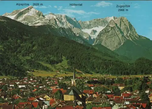 Garmisch-Partenkirchen - gegen Zugspitzgruppe - 1987