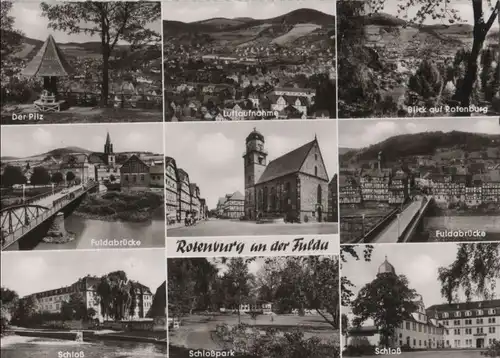 Rotenburg - u.a. Luftaufnahme - ca. 1960