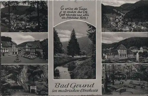 Bad Grund - 7 Teilbilder - ca. 1955