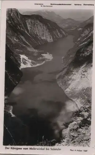 Königssee - vom Malerwinkel bis Saletal - 1955