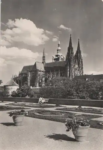Tschechien - Tschechien - Praha Prag - Terrasse bei Reitschule - 1963