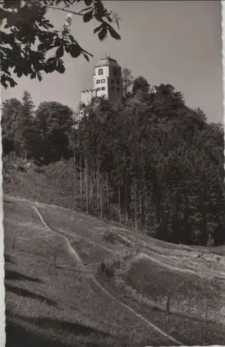 Beuron - Schloß Bronnen, Ansicht von Nordost mit Turmbau - ca. 1960