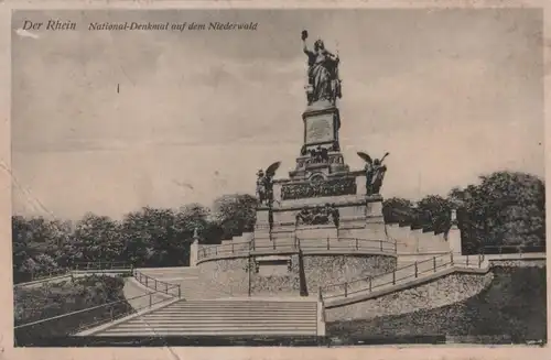 Rüdesheim, Niederwalddenkmal - 1936