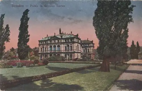 Dresden - Palais im Grossen Garten - ca. 1925
