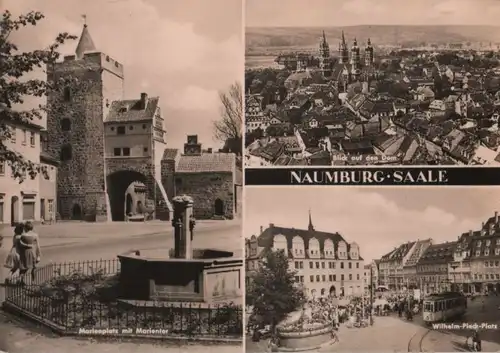 Naumburg - u.a. Blick auf den Dom - ca. 1970