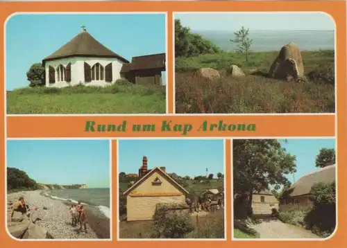 Rügen, Kap Arkona - u.a. Vitt, Kapelle - 1984