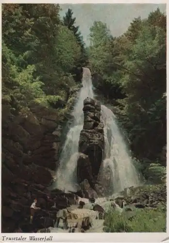 Trusetaler Wasserfall - Thüringer Wald - ca. 1970