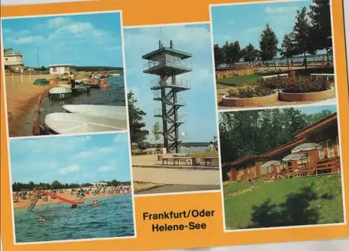 Frankfurt Oder - Helene-See, u.a. Strand - ca. 1985