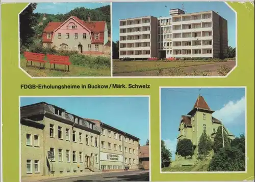 Buckow - u.a. Bergschlößchen - 1986