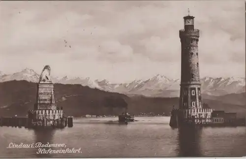 Lindau - Hafeneinfahrt - 1936