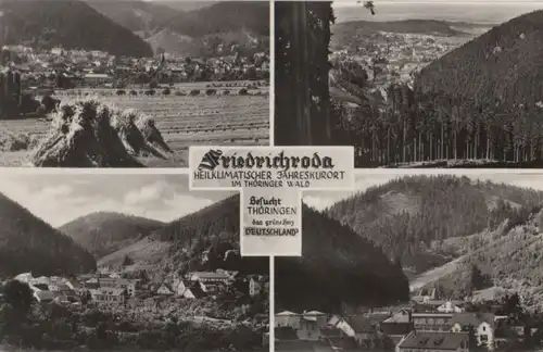 Friedrichroda - 4 Teilbilder - 1965