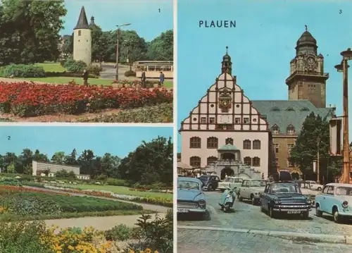 Plauen - u.a. Rathaus - 1973