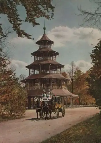 München - Englischer Garten, Chinesischer Turm - ca. 1975