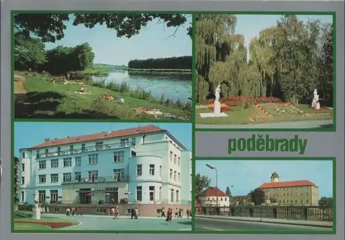 Tschechien - Tschechien - Podebrady - mit 4 Bildern - ca. 1980