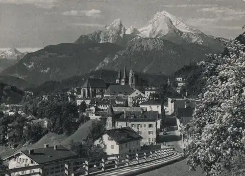 Berchtesgaden - mit Watzmann - ca. 1965