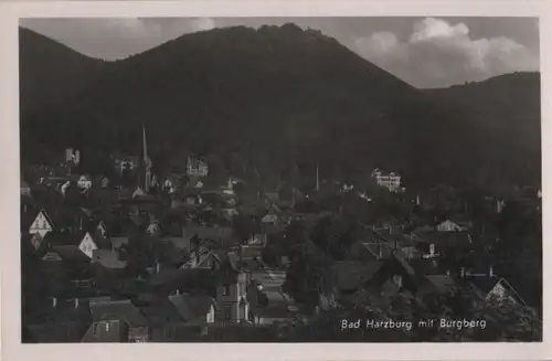 Bad Harzburg - mit Burgberg - ca. 1955
