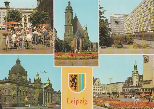 Leipzig - u.a. Pelzzentrim - 1988