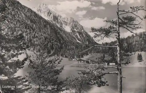 Mittenwald - Lautersee mit Wetterstein - 1955