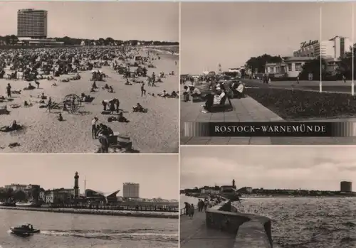 Rostock-Warnemünde - u.a. Blick zum Strand - 1981