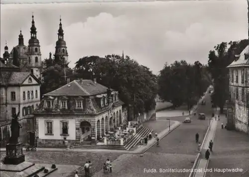 Fulda - Bonifatiusdenkmal und Hauptwache - 1972