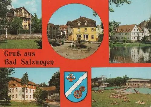 Bad Salzungen - u.a. Marktbrunnen - 1989