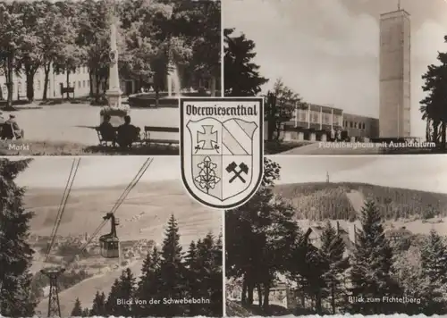 Oberwiesenthal - u.a. Blick zum Fichtelberg - 1969