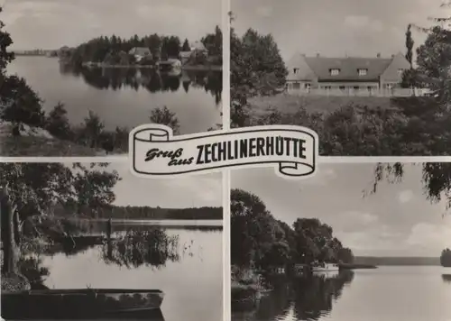 Rheinsberg-Zechlinerhütte - mit 4 Bildern - ca. 1970