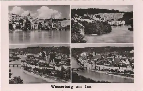 Wasserburg am Inn - mit 4 Bildern - ca. 1955