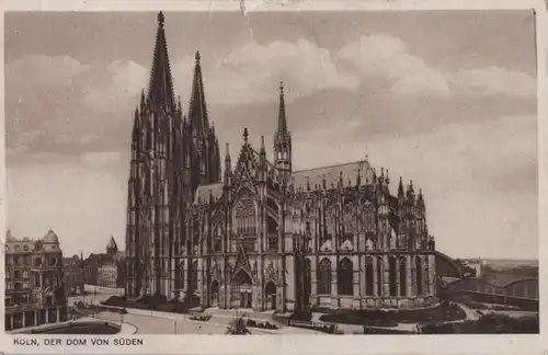 Köln - Der Dom von Süden - ca. 1940