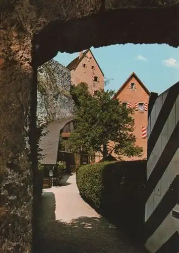 Pottenstein - Burg, unterer Burghof - ca. 1980