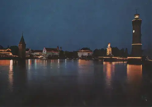 Lindau - Hafenbeleuchtung - 1990