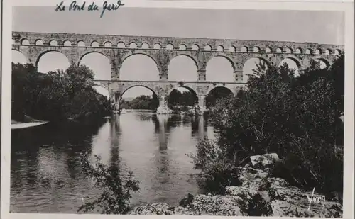 Frankreich - Frankreich - Nimes - Le pont du Gard - ca. 1955