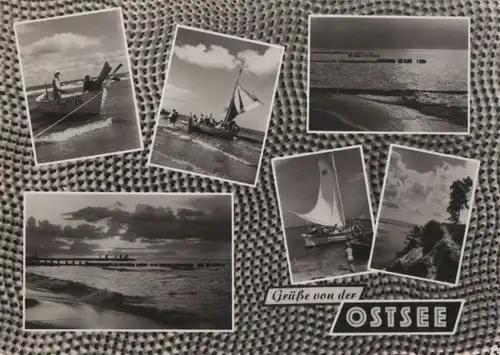 Ostsee - 6 Teilbilder - 1963