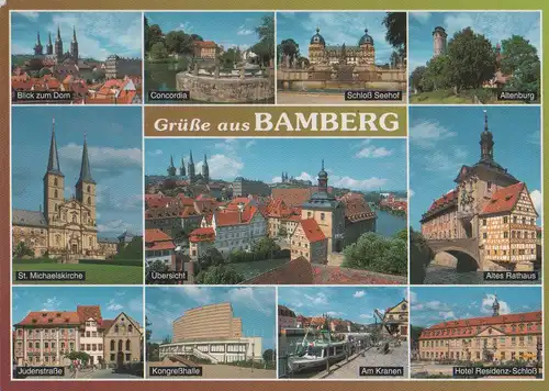 Bamberg - u.a. Judenstraße und Kongresshalle - ca. 2000