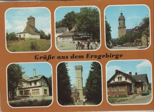 Erzgebirge - u.a. Königswalde, Konsum-Gaststätte - 1984