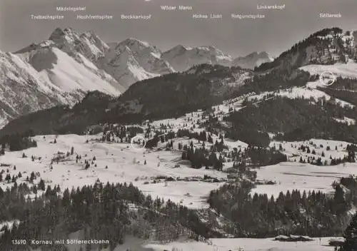 Oberstdorf - Obersdorf gegenMädelegabelgruppe - ca. 1965