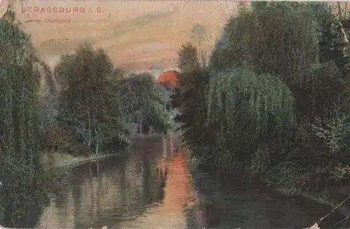 Elsass - Strassburg Elsass - Orangerie - 1909