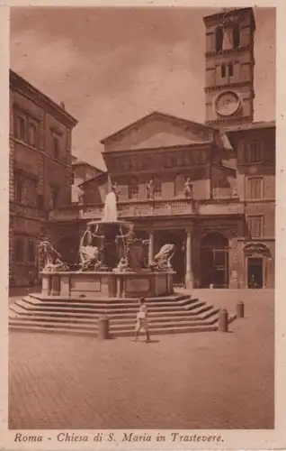 Italien - Italien - Rom - Chiesa di S. Maria in Trastevere - ca. 1950