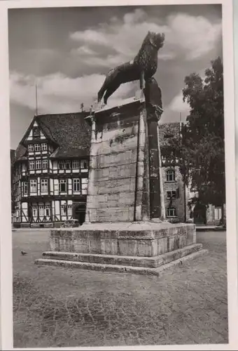 Braunschweig - Burgplatz mit Löwe