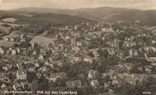 Wernigerode - Blick auf Lindenberg